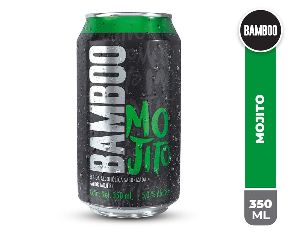 Bebida Alcohólica Bamboo Mojito Lata 350 ml