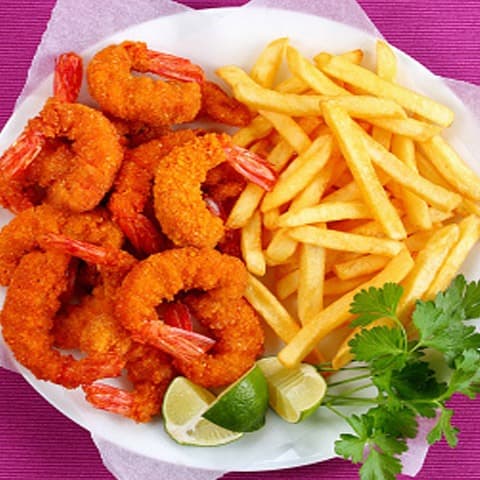 Camarones a la Parmesana