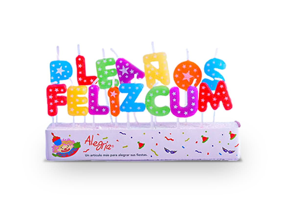 Vela Feliz Cumpleaños
