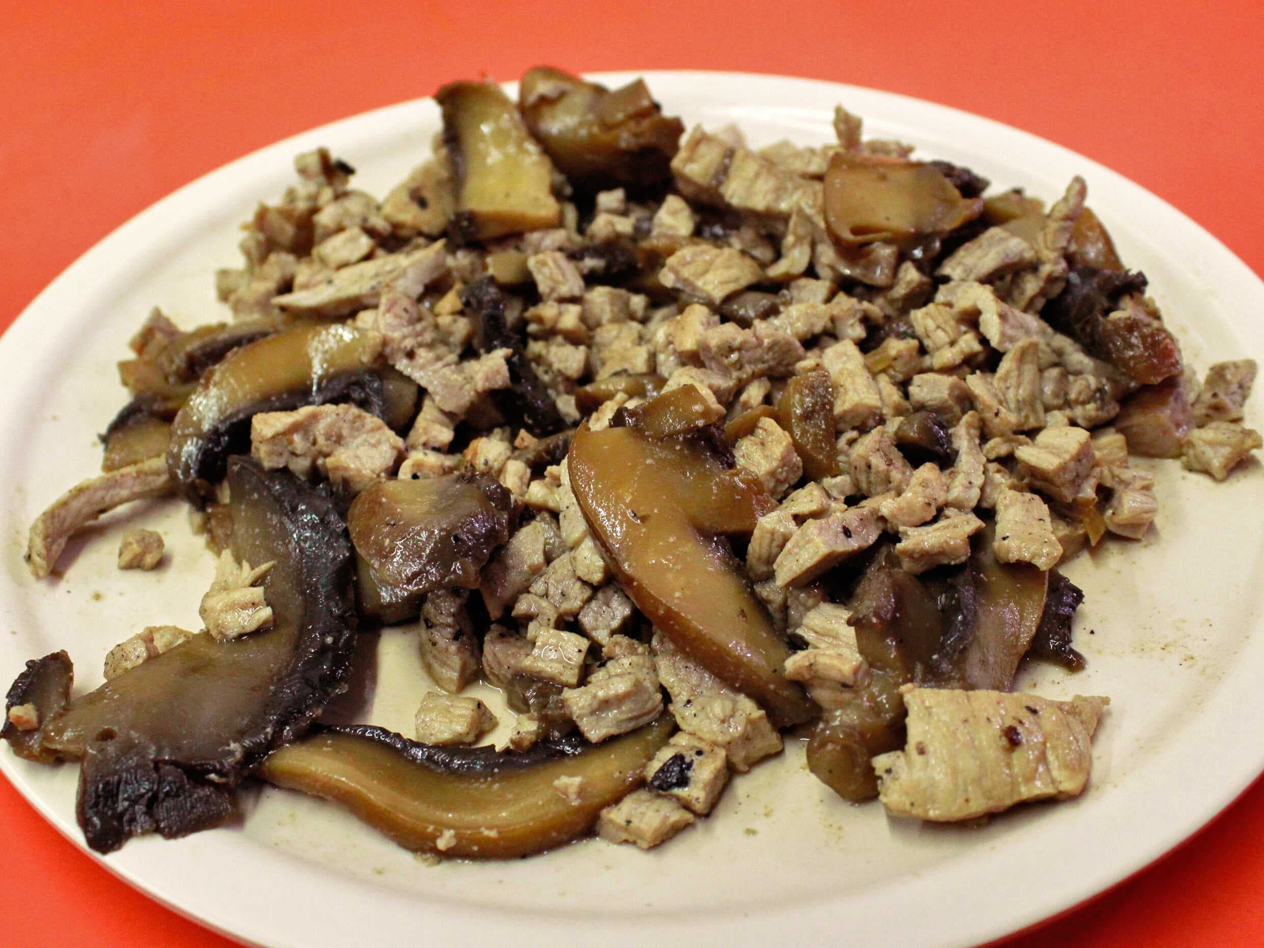 Chuleta con Champiñón