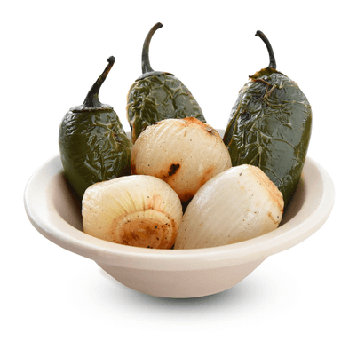 CEBOLLITAS Y CHILES ASADOS