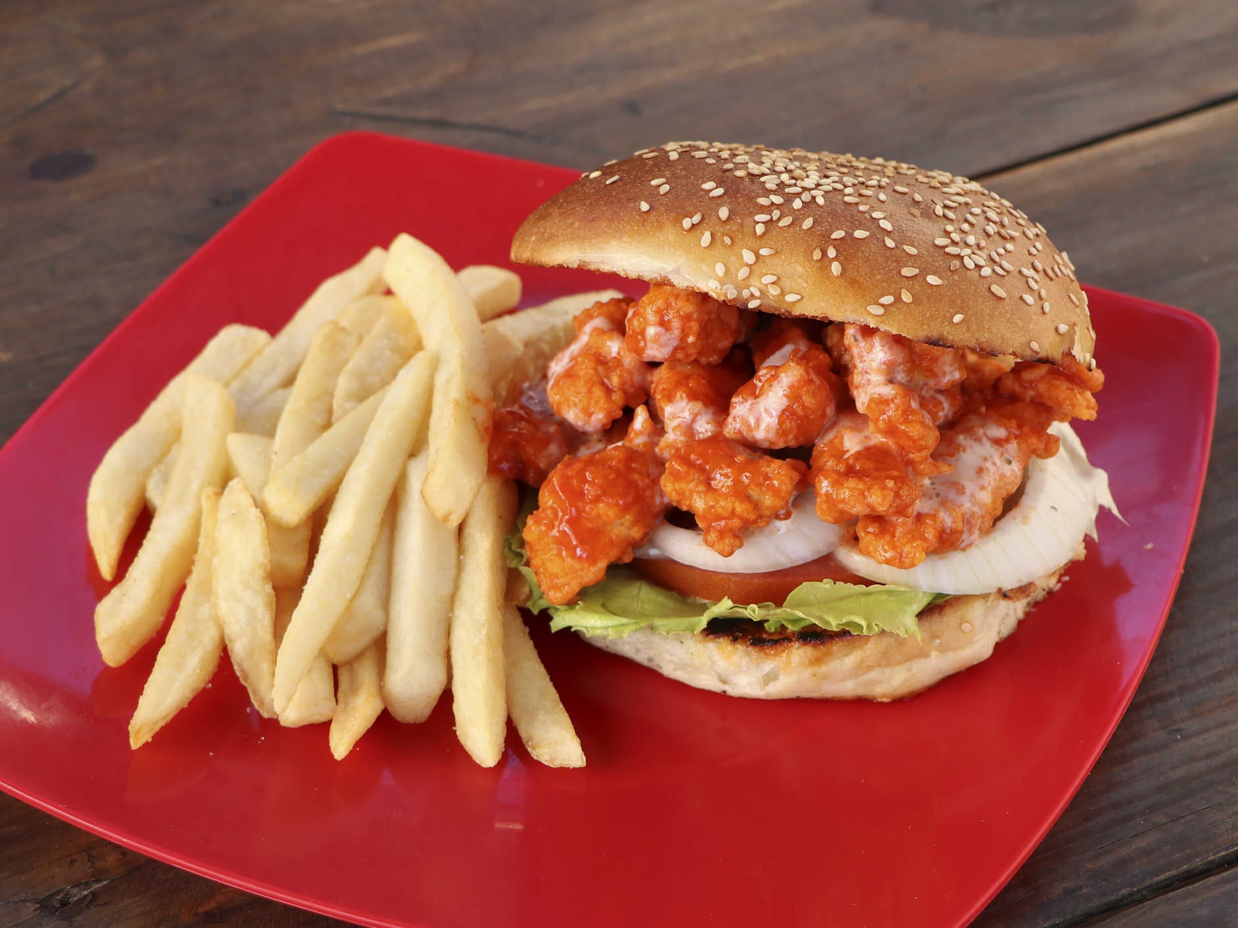 hamburguesa de boneless