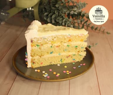 Rebanada Pastel Happy Birthday