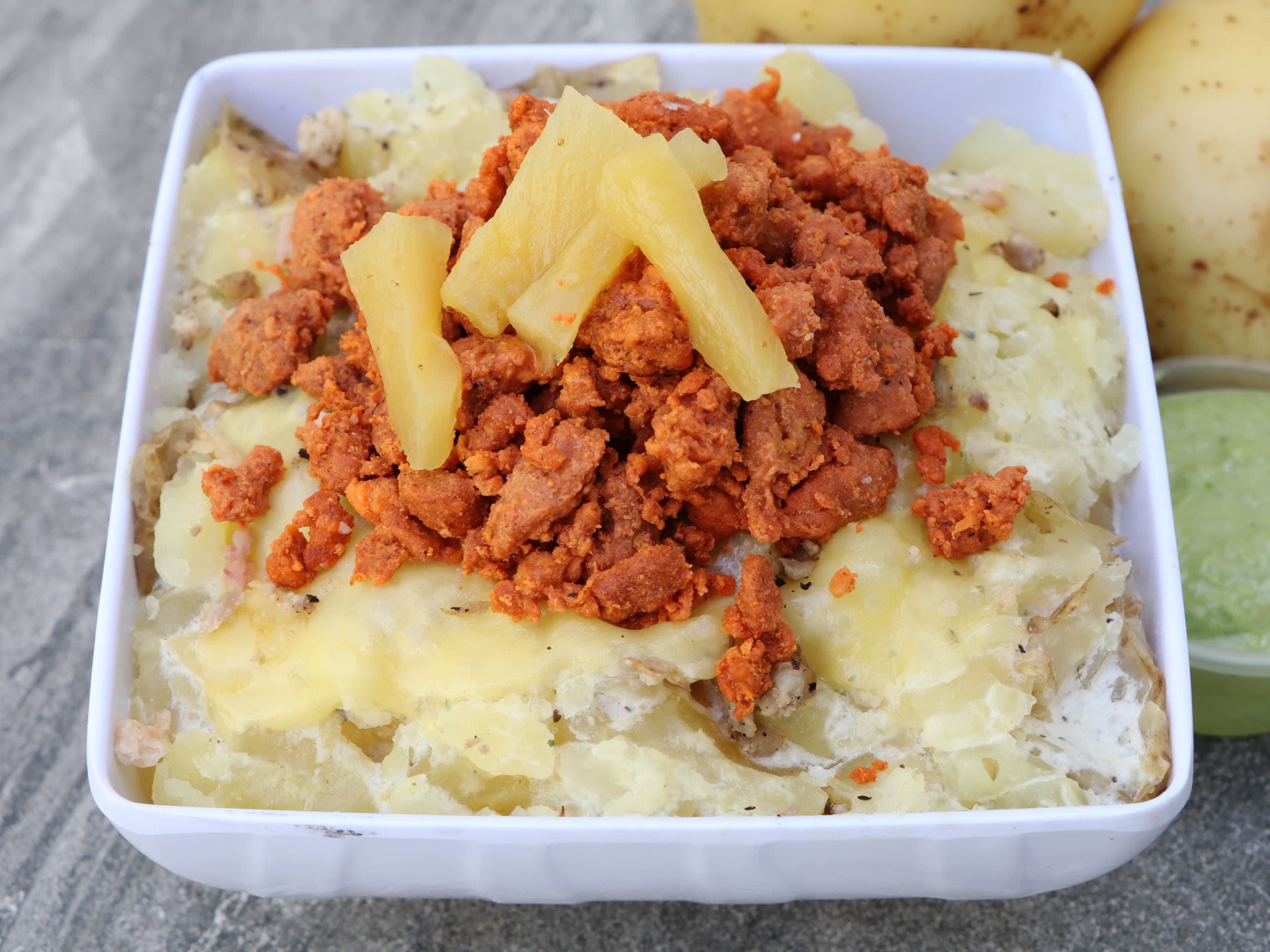 Papa con Carne al Pastor