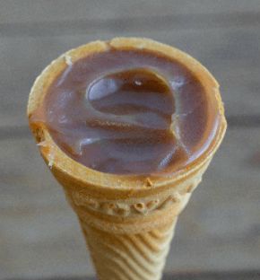 Cono de cajeta