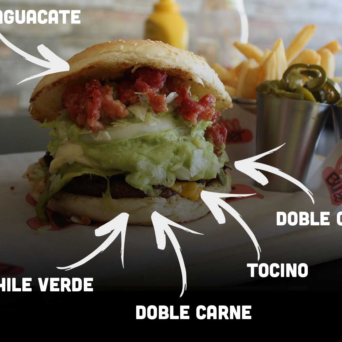 Hamburguesa Monster