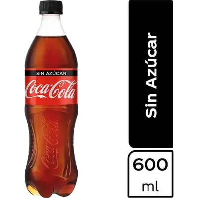 Coca Cola Zero 600 ml Botella