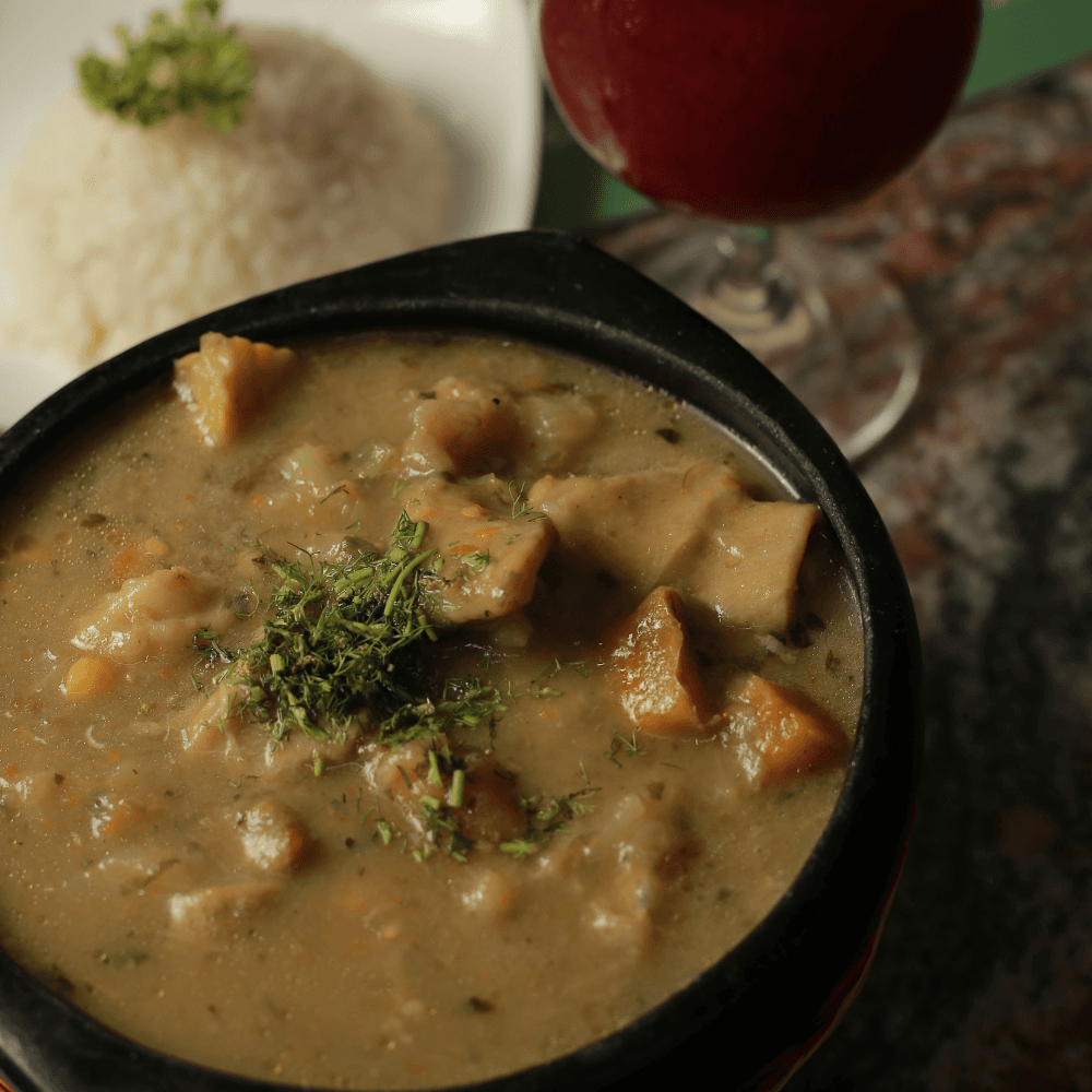 Combo Sancocho de Guandú 16 Onz + Arroz Blanco