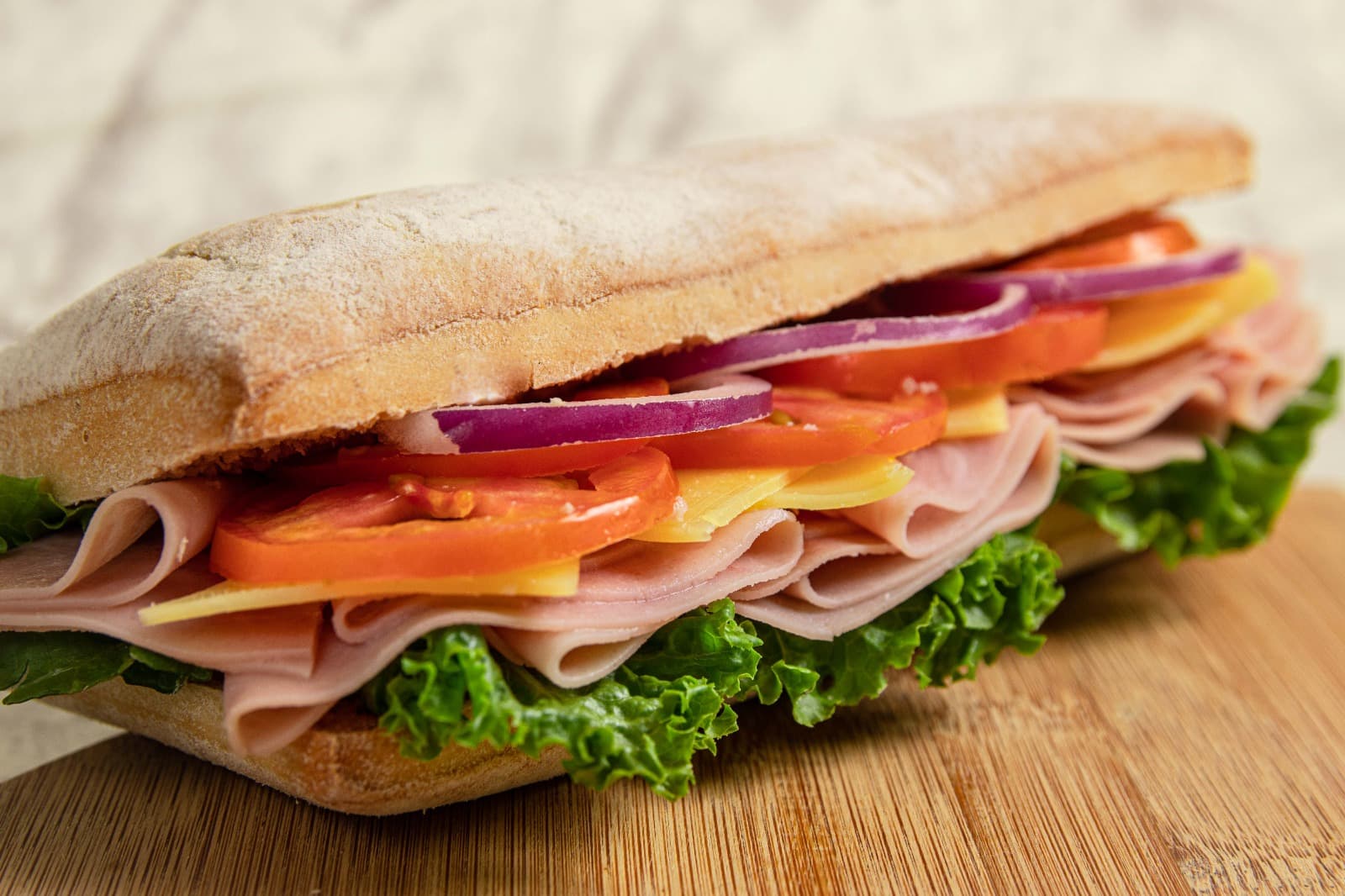 Chapata de Jamón de Pavo