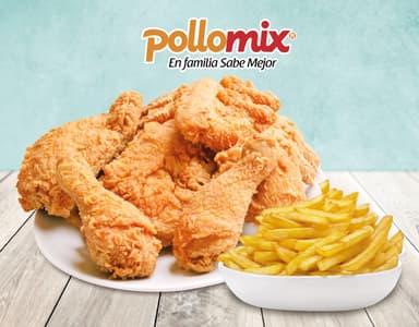 1 Pollo Empanizado Entero