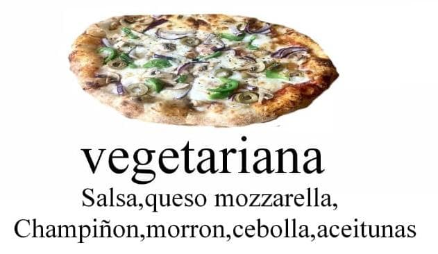 Pizza Vegetariana Familiar 14 Rebanadas