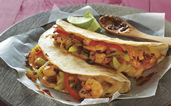 2 Tacos Gobernador con Queso + Bebida