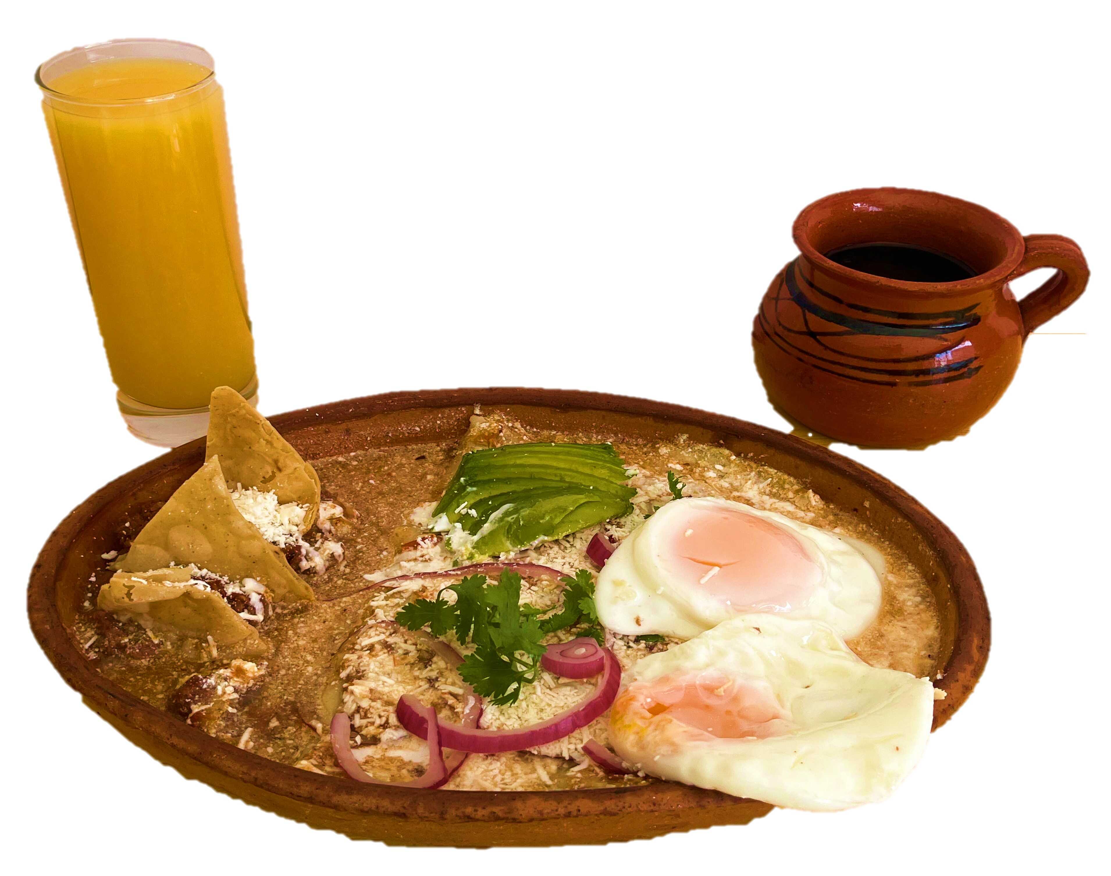Chilaquiles con Huevo Estrellado