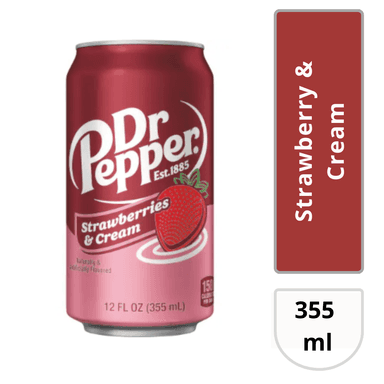 Dr Pepper Strawberry & Cream 355 ML