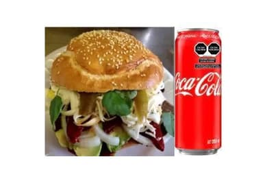 Cemita de Milanesa de Puerco + Coca Cola