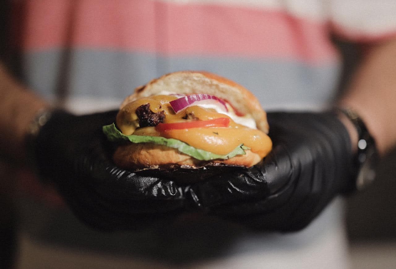 Hamburguesa La Gabacha (doble 1/4 de Libra)