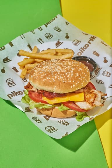 Combo Hamburguesa Piko Tocineta