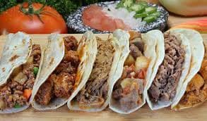 Taco de Chicharrón Prensado Rojo