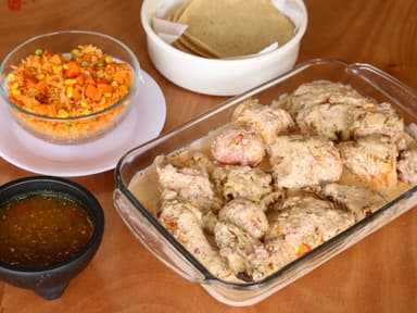 POLLO SALSA CREMA DE HABANERO CON TOCINO