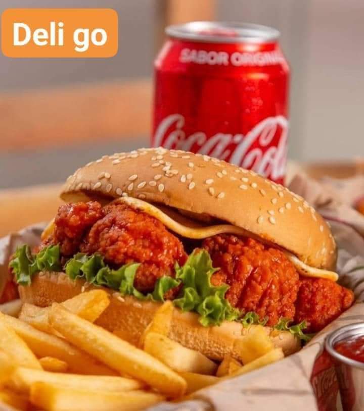 Boneless Burger+Refresco(foto Ilustrativa)