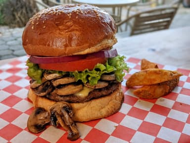 Hamburguesa La Champi