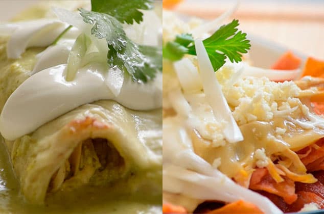 Chilaquiles c/Bisteck jr.