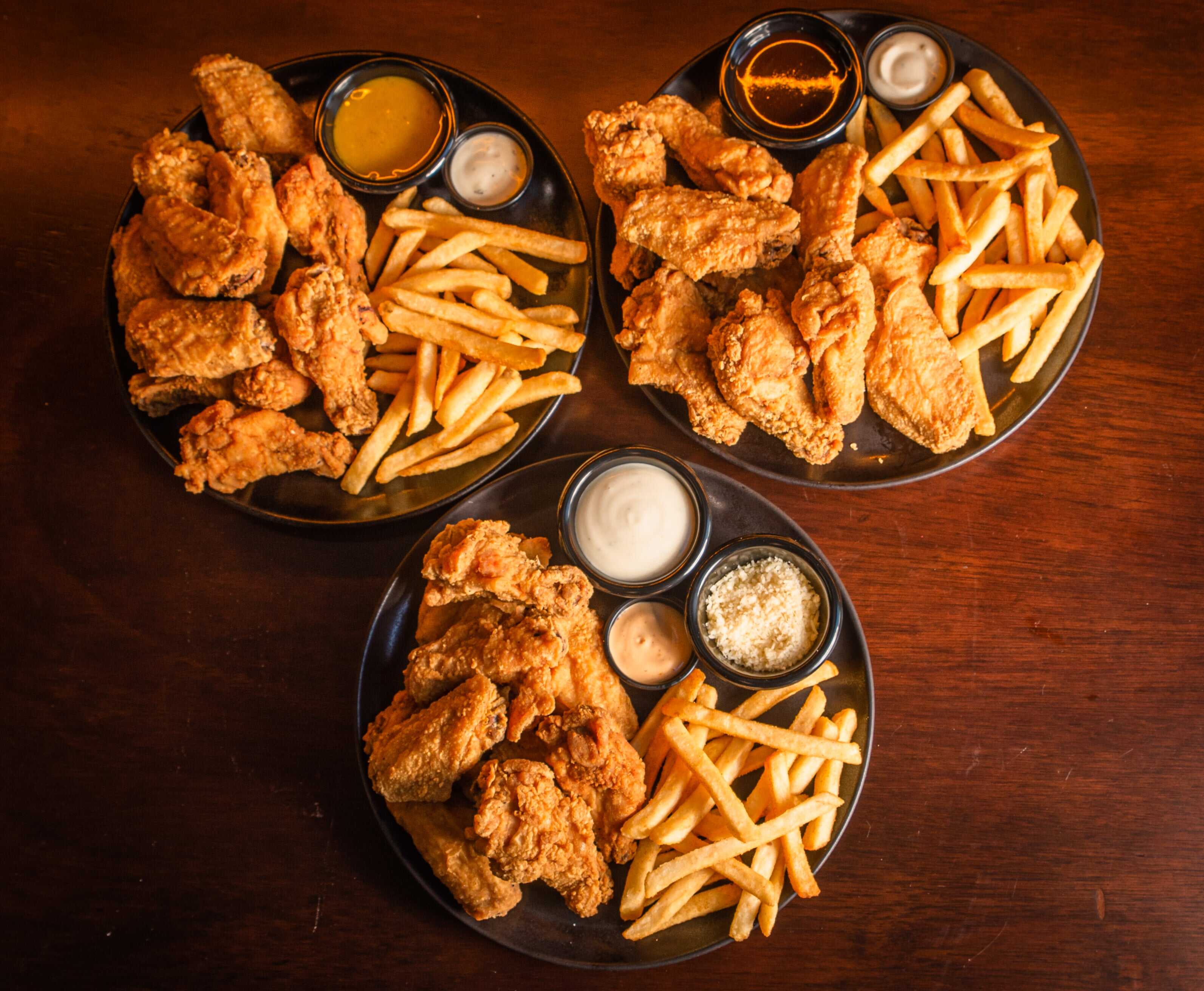 Wings x30 +  3 Papas