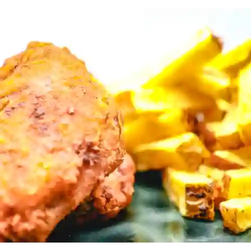 Alitas Lemon Pepper + Papas