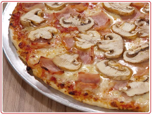 Pizza 2 Ingredientes Jamón Champiñón