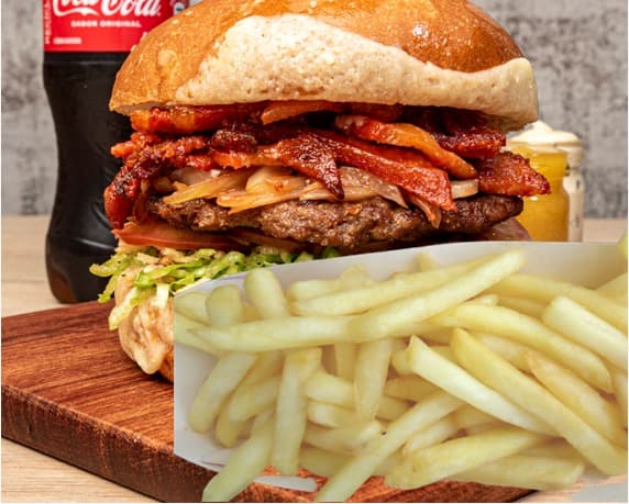 Combo-Hamburguesa Tocineta