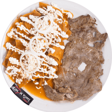 CHILAQUILES JUMBO CON ARRACHERA