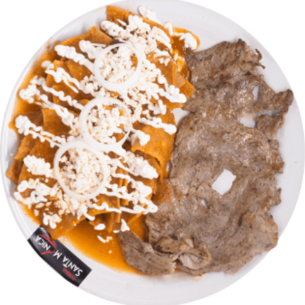 CHILAQUILES JUMBO CON ARRACHERA