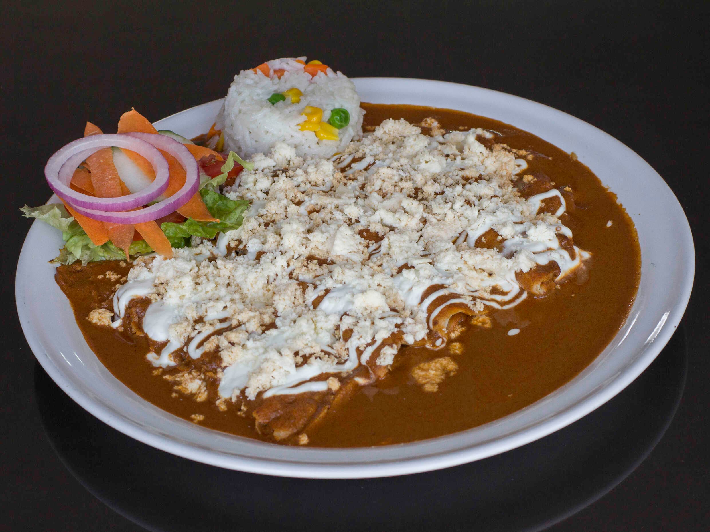 Enmoladas de Pollo