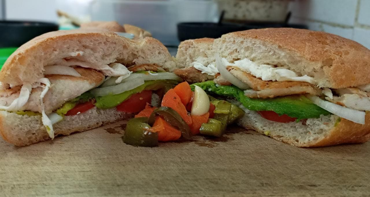 Torta de Milanesa con Piña
