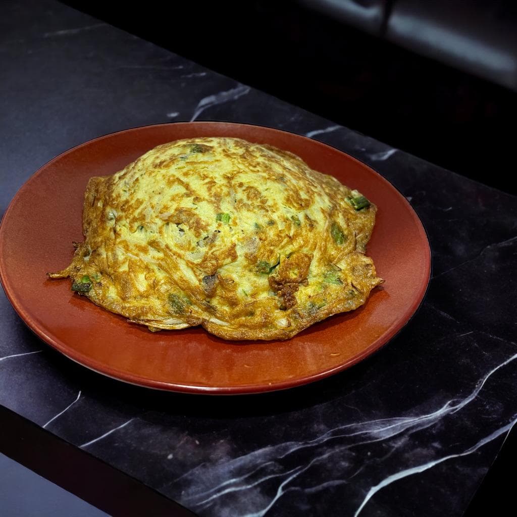 Tortilla de Pollo con Arroz