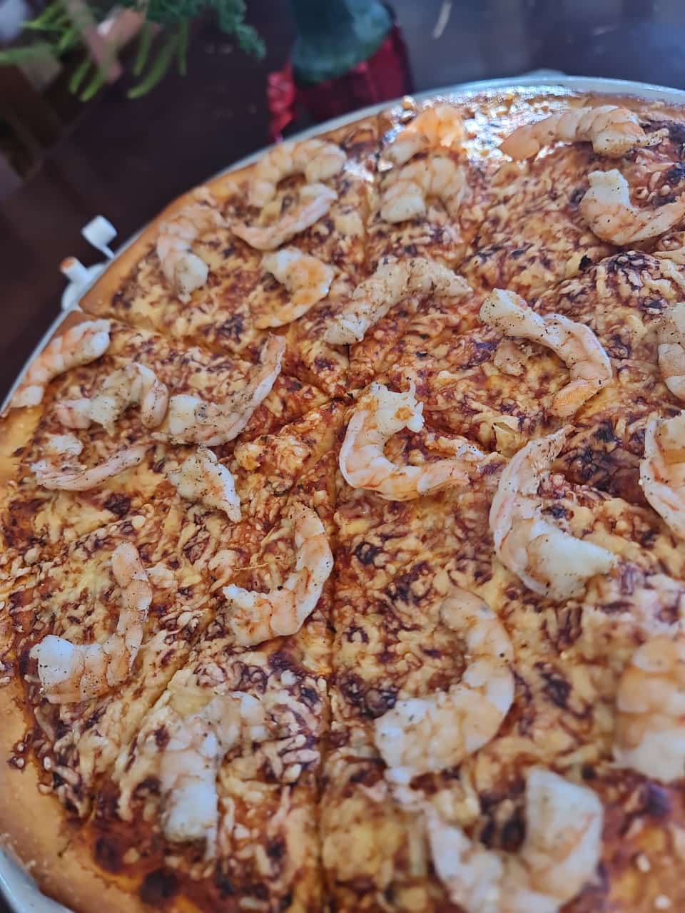 Pizza de Camaron Individual