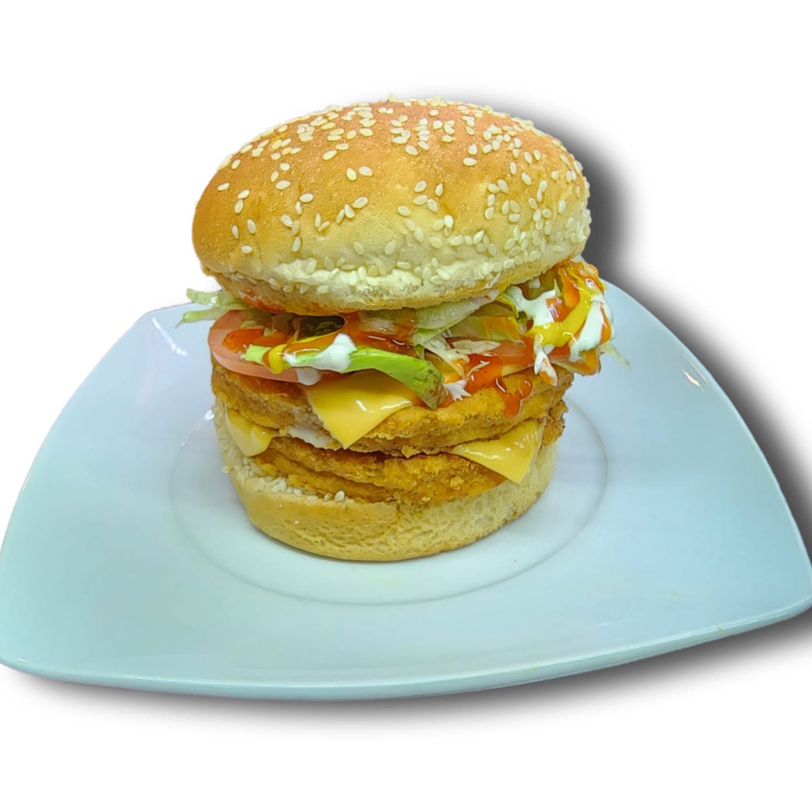 Hamburguesa de Pollo Doble
