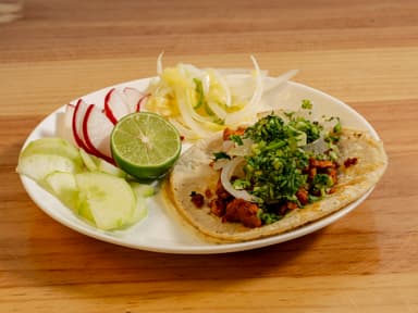 Taco de cecina enchilada