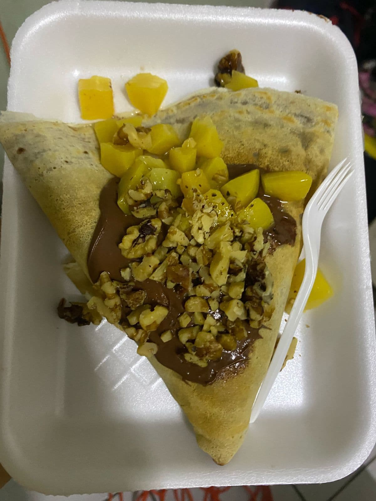 Crepa con 3 Ingredientes con Durazno