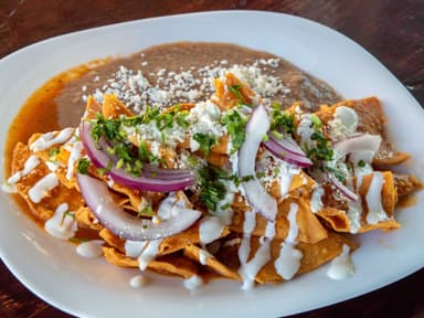 Chilaquiles Sencillos + Agua del Dia