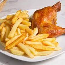 6-Muslo con Papas Fritas