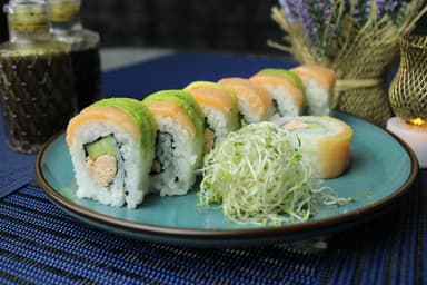 Doble Salmón Roll