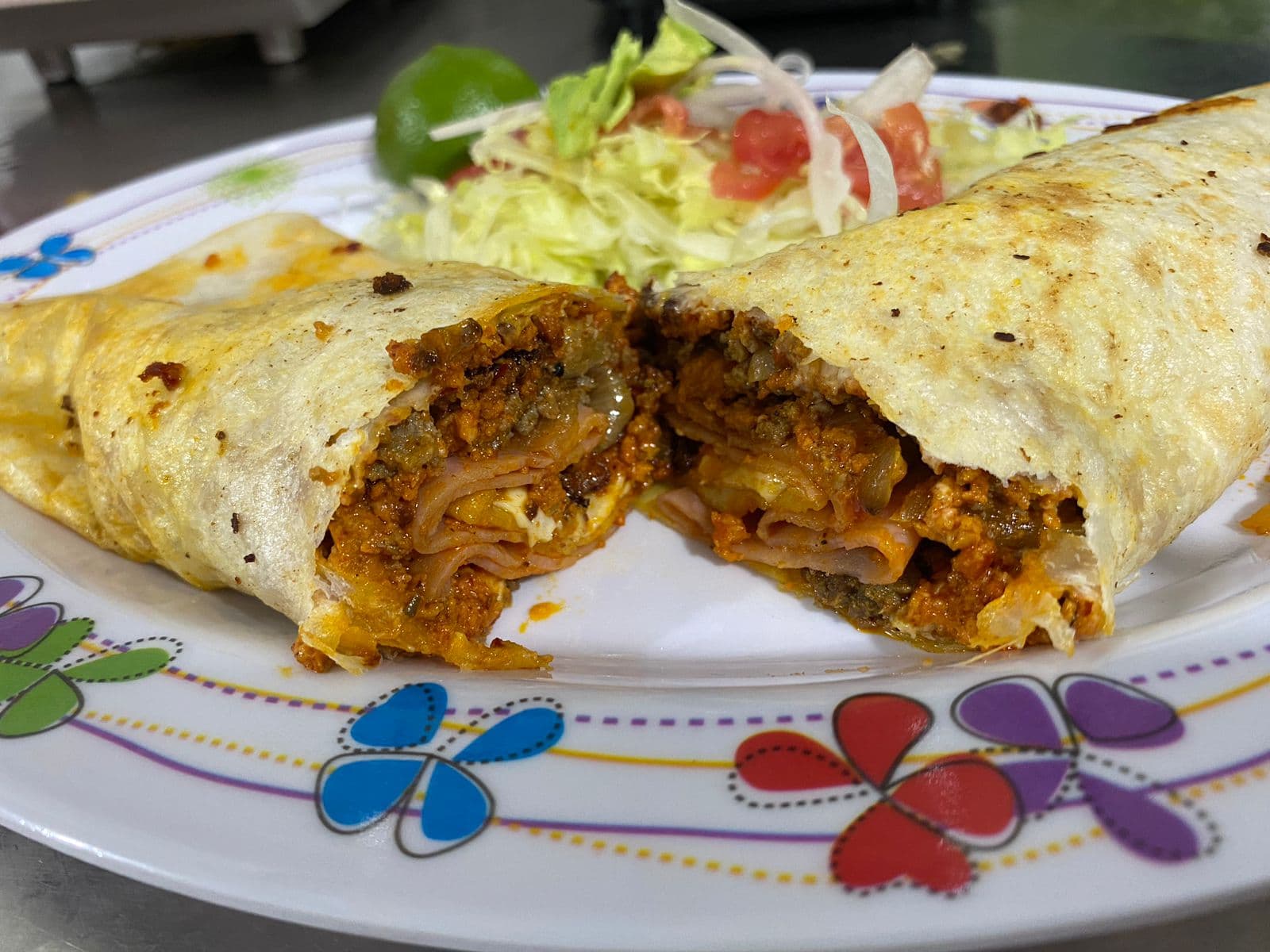Burrito de deshebrada