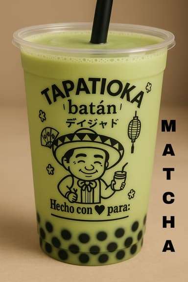 Matcha Milk Tea 16 OZ