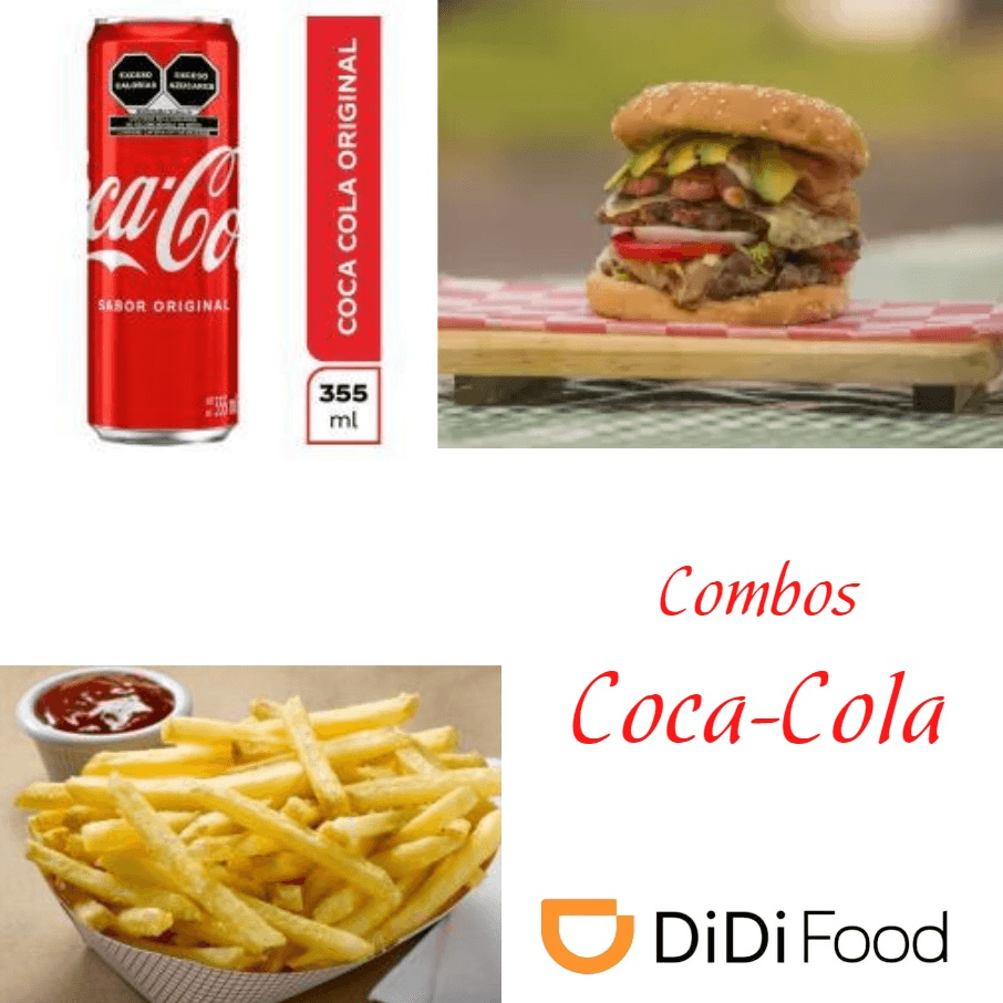 Combo-Combo Coca-Cola+2Hamburguesa Arrachera/papas