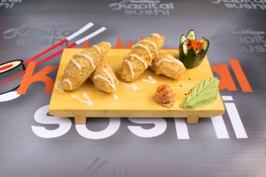 Croquetas de salmón y cangrejo
