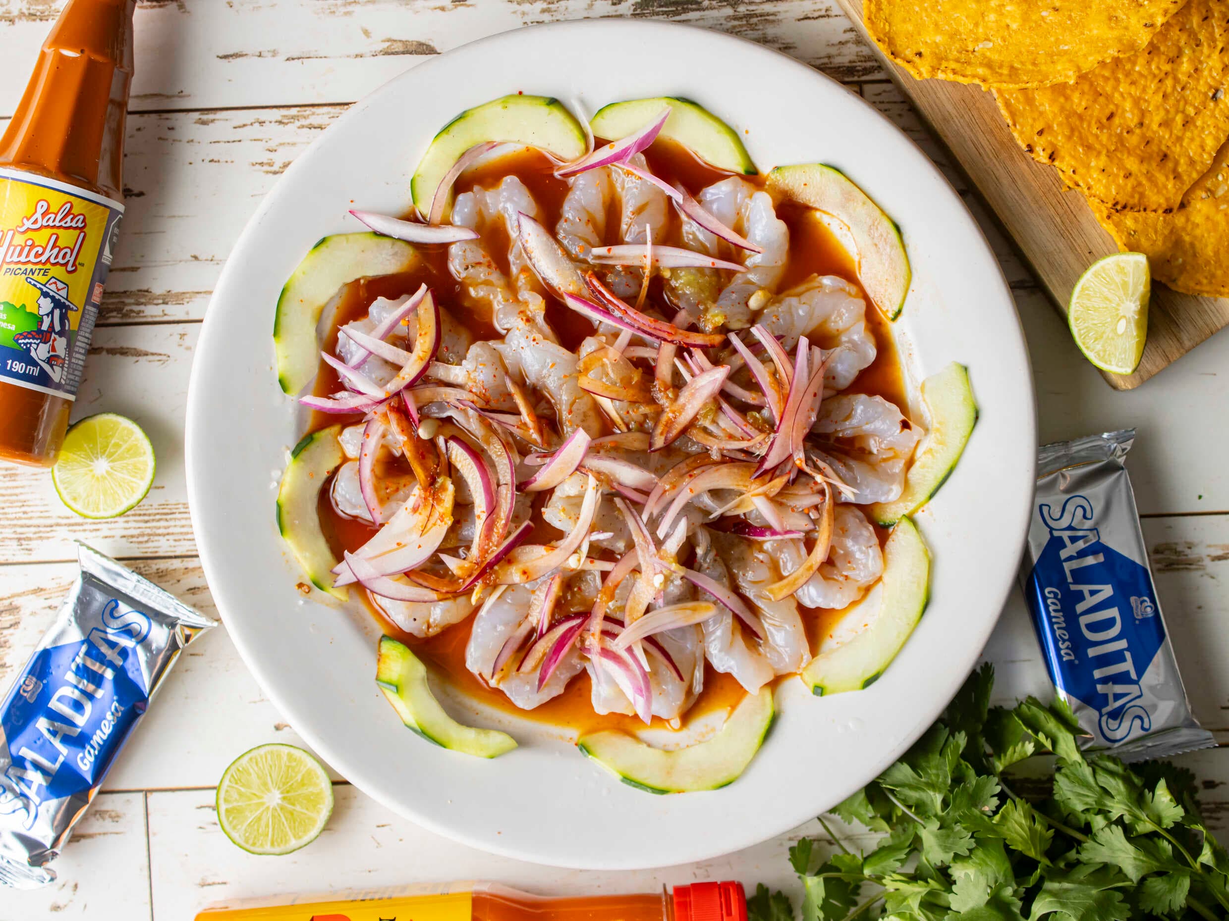 Tostada de Aguachile