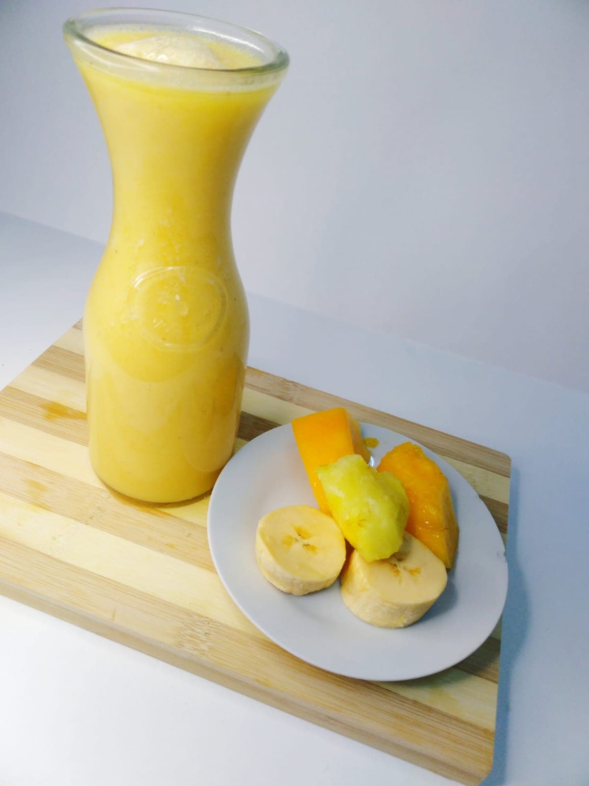 Jugo de Papaya con Plátano y Piña