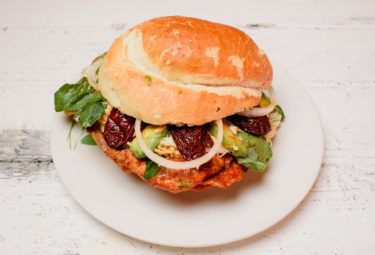 Cemita de Carne Enchilada 💥😱