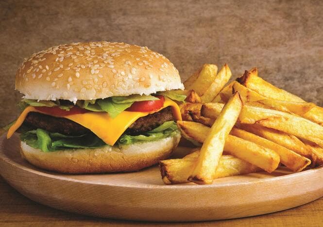 Hamburguesa Mediana + Papas